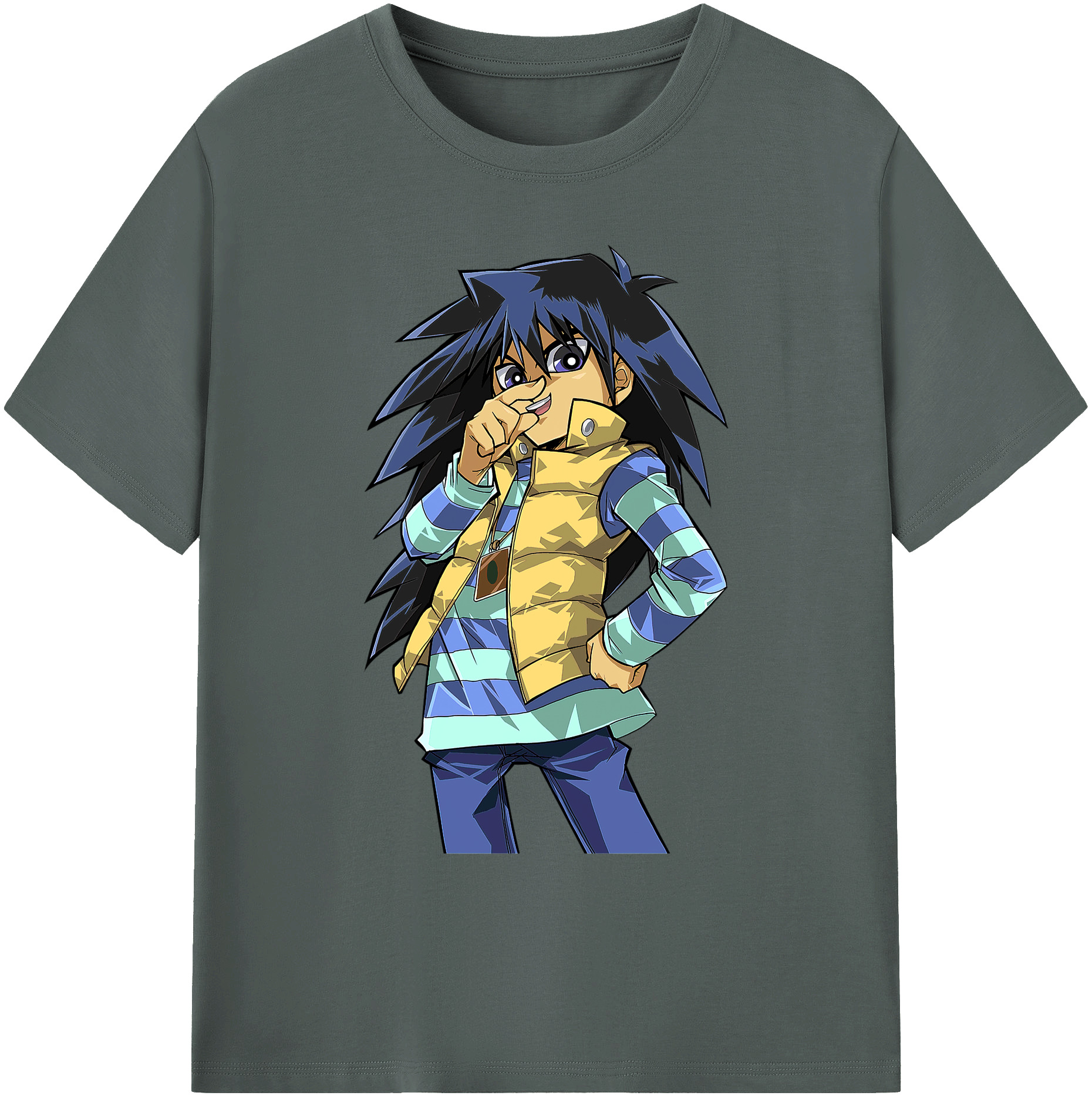 （画像用） 遊☆戯☆王 Yu-Gi-Oh! 綿100％ メンズ半袖Tシャツ｜肌触りやわらか＆通気性